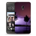 Дизайнерский пластиковый чехол для HTC Desire 700 молния