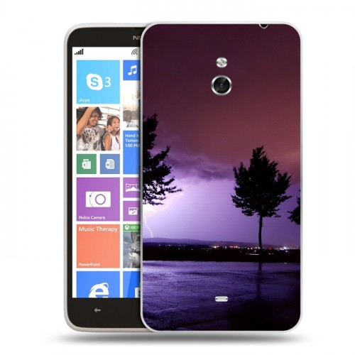 Дизайнерский пластиковый чехол для Nokia Lumia 1320 молния