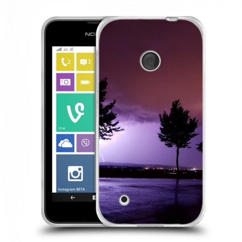 Дизайнерский пластиковый чехол для Nokia Lumia 530 молния