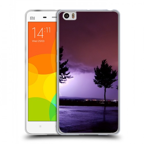 Дизайнерский силиконовый чехол для Xiaomi Mi Note молния