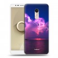 Дизайнерский силиконовый чехол для Alcatel 3C молния