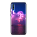 Дизайнерский силиконовый чехол для Samsung Galaxy A50 молния