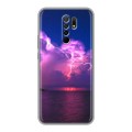 Дизайнерский пластиковый чехол для Xiaomi RedMi 9 молния