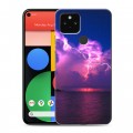 Дизайнерский пластиковый чехол для Google Pixel 5 молния