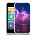 Дизайнерский пластиковый чехол для Nokia Lumia 530 молния