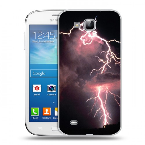 Дизайнерский пластиковый чехол для Samsung Galaxy Premier молния