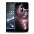 Дизайнерский пластиковый чехол для Nokia 5.1 молния