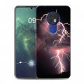 Дизайнерский силиконовый чехол для Nokia 6.2 молния