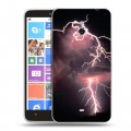 Дизайнерский пластиковый чехол для Nokia Lumia 1320 молния