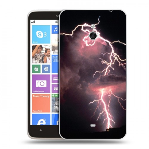 Дизайнерский пластиковый чехол для Nokia Lumia 1320 молния