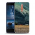 Дизайнерский пластиковый чехол для Nokia 8 молния