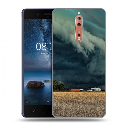 Дизайнерский пластиковый чехол для Nokia 8 молния