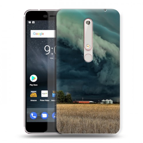 Дизайнерский пластиковый чехол для Nokia 6 (2018) молния