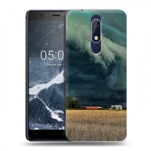 Дизайнерский пластиковый чехол для Nokia 5.1 молния