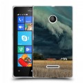 Дизайнерский пластиковый чехол для Microsoft Lumia 435 молния