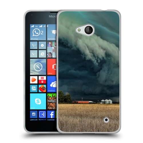 Дизайнерский пластиковый чехол для Microsoft Lumia 640 молния