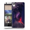 Дизайнерский силиконовый чехол для HTC Desire 626 молния