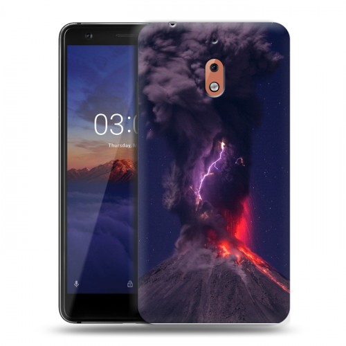 Дизайнерский силиконовый чехол для Nokia 2.1 молния