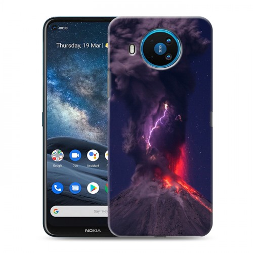 Дизайнерский силиконовый чехол для Nokia 8.3 молния