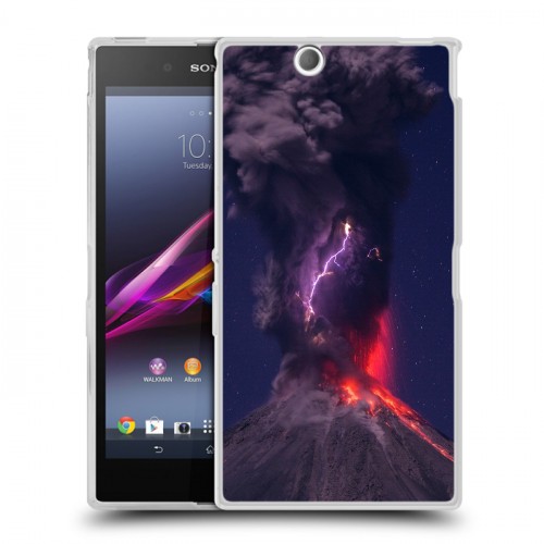 Дизайнерский пластиковый чехол для Sony Xperia Z Ultra  молния