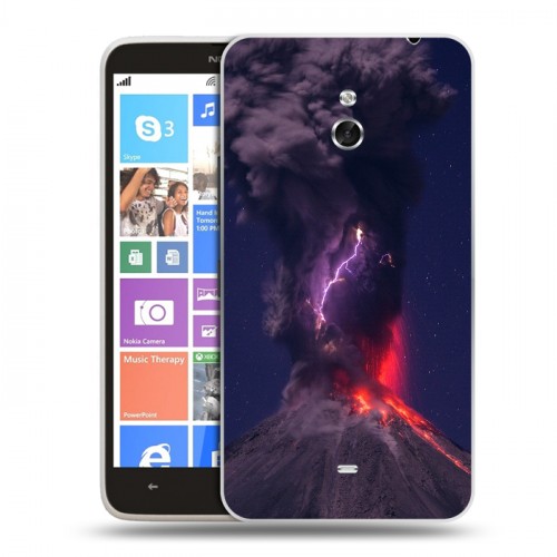 Дизайнерский пластиковый чехол для Nokia Lumia 1320 молния