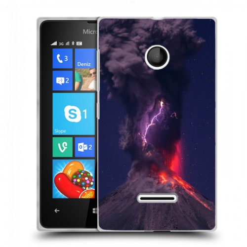 Дизайнерский пластиковый чехол для Microsoft Lumia 435 молния