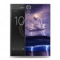 Дизайнерский пластиковый чехол для Sony Xperia XZs молния