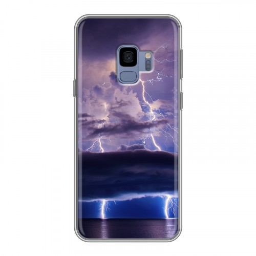 Дизайнерский пластиковый чехол для Samsung Galaxy S9 молния