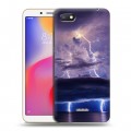 Дизайнерский пластиковый чехол для Xiaomi RedMi 6A молния