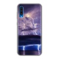 Дизайнерский силиконовый чехол для Samsung Galaxy A50 молния