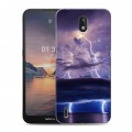 Дизайнерский силиконовый чехол для Nokia 1.3 молния