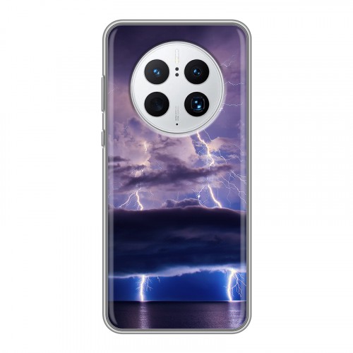 Дизайнерский пластиковый чехол для Huawei Mate 50 Pro молния