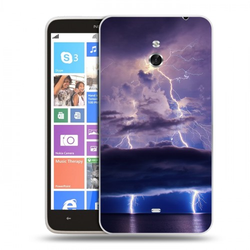 Дизайнерский пластиковый чехол для Nokia Lumia 1320 молния