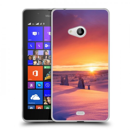 Дизайнерский пластиковый чехол для Microsoft Lumia 540 восход