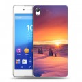 Дизайнерский пластиковый чехол для Sony Xperia Z3+ восход