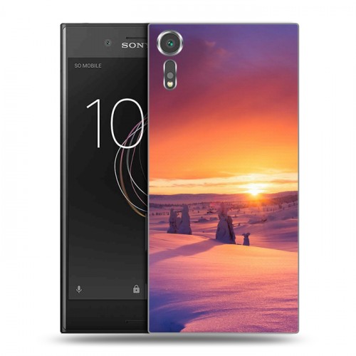 Дизайнерский пластиковый чехол для Sony Xperia XZs восход