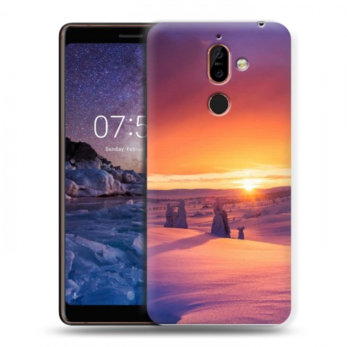 Дизайнерский пластиковый чехол для Nokia 7 Plus восход