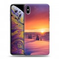 Дизайнерский силиконовый чехол для Iphone Xs Max восход