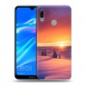 Дизайнерский пластиковый чехол для Huawei Y6 (2019) восход