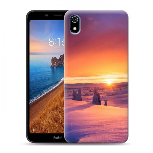 Дизайнерский силиконовый чехол для Xiaomi RedMi 7A восход