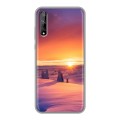 Дизайнерский силиконовый чехол для Huawei Y8p восход