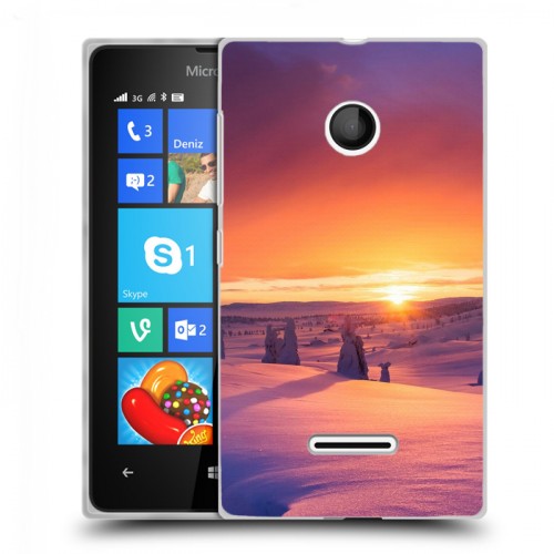 Дизайнерский пластиковый чехол для Microsoft Lumia 435 восход