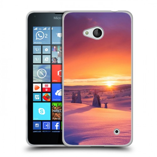 Дизайнерский пластиковый чехол для Microsoft Lumia 640 восход