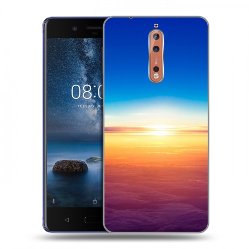 Дизайнерский пластиковый чехол для Nokia 8 восход