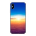 Дизайнерский силиконовый чехол для Iphone x10 восход