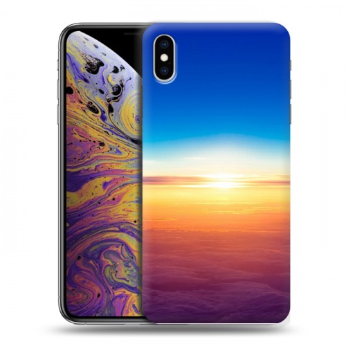 Дизайнерский силиконовый чехол для Iphone Xs Max восход