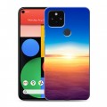 Дизайнерский пластиковый чехол для Google Pixel 5 восход