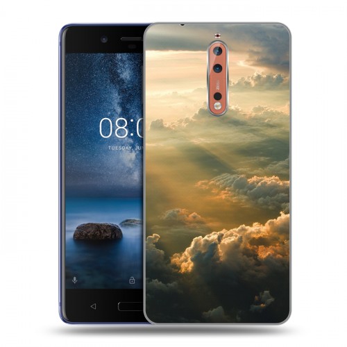 Дизайнерский пластиковый чехол для Nokia 8 восход