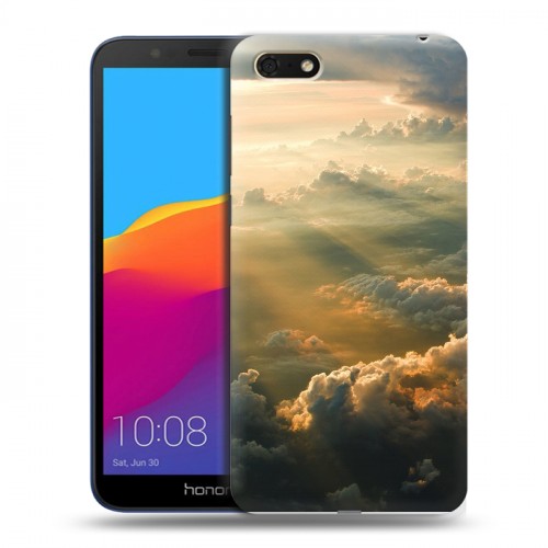 Дизайнерский пластиковый чехол для Huawei Honor 7A восход