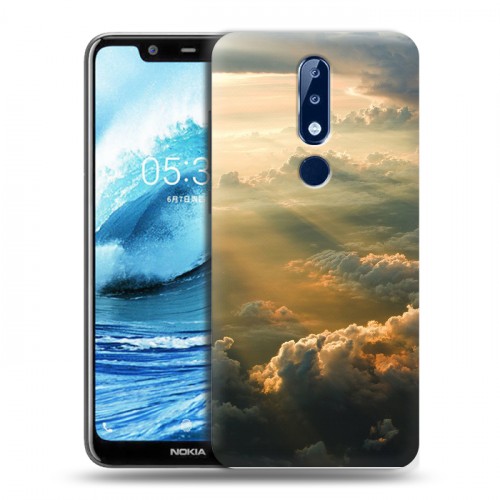 Дизайнерский силиконовый чехол для Nokia 5.1 Plus восход